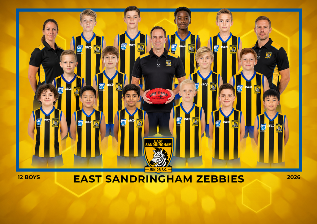East Sandringham Zebbies Photo Packs 2026