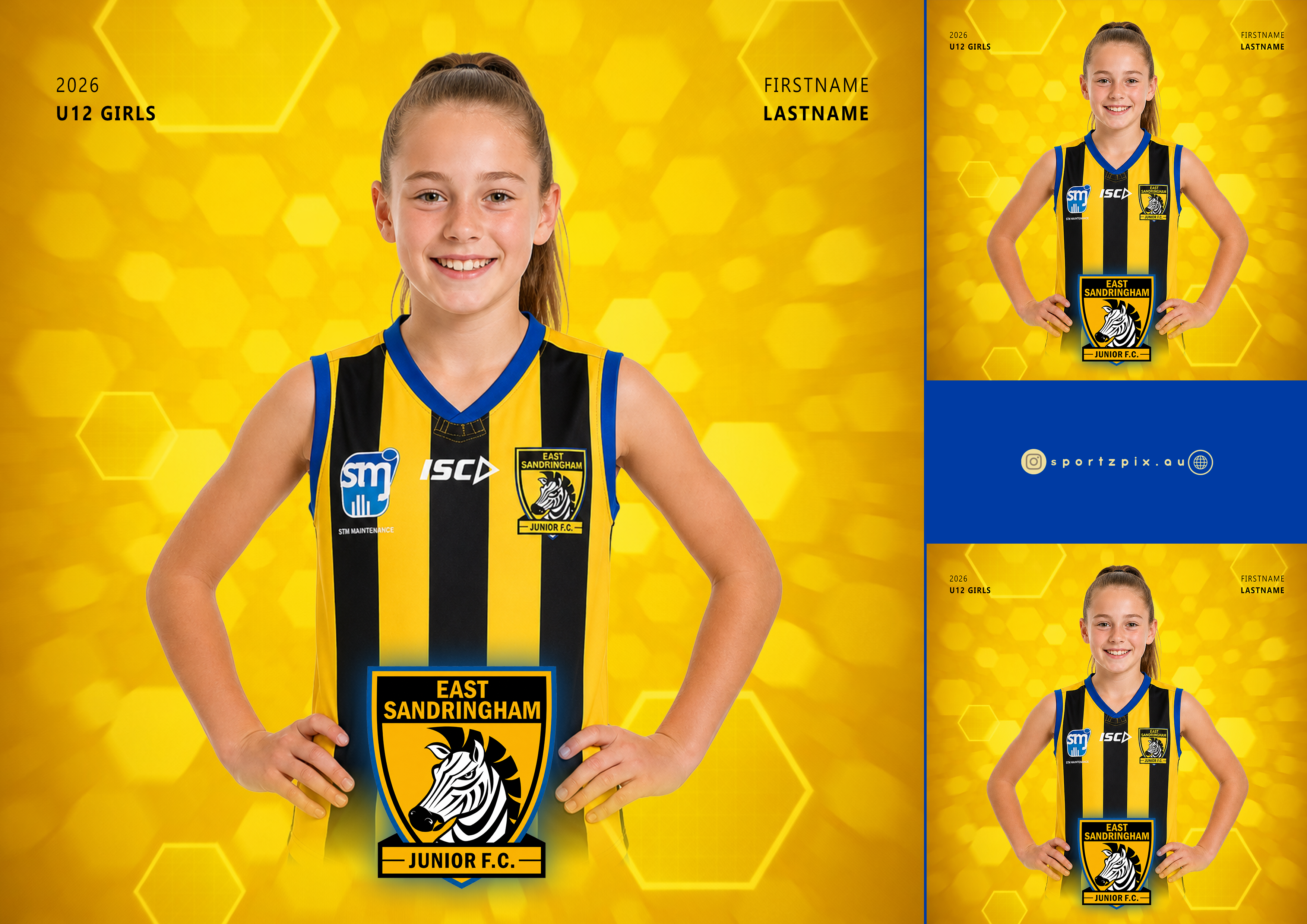East Sandringham Zebbies Photo Packs 2026