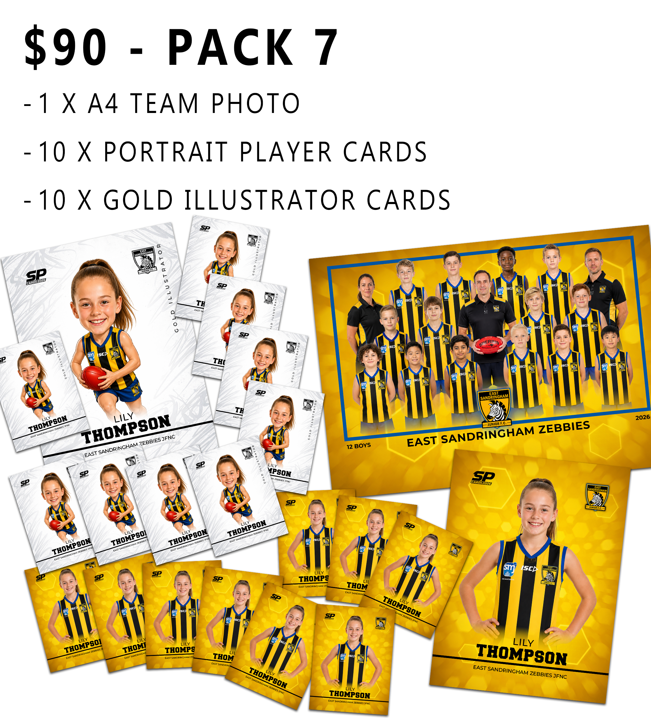 East Sandringham Zebbies Photo Packs 2026