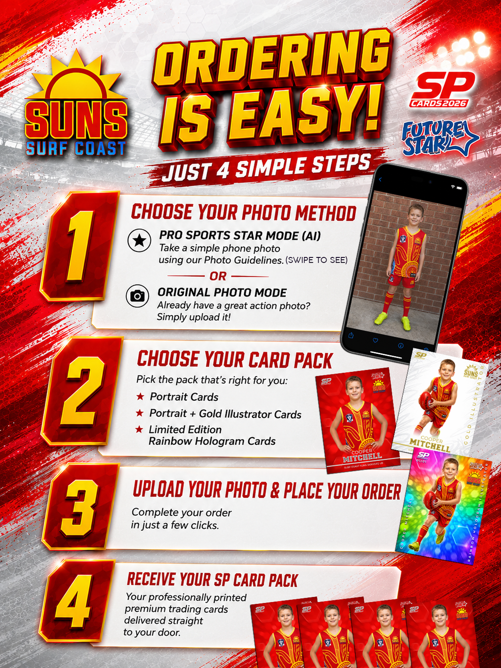 Surf Coast Suns Card Pack 2026
