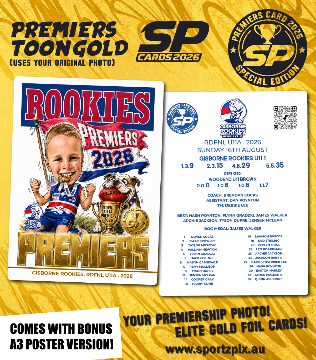 PREMIERS CARDS