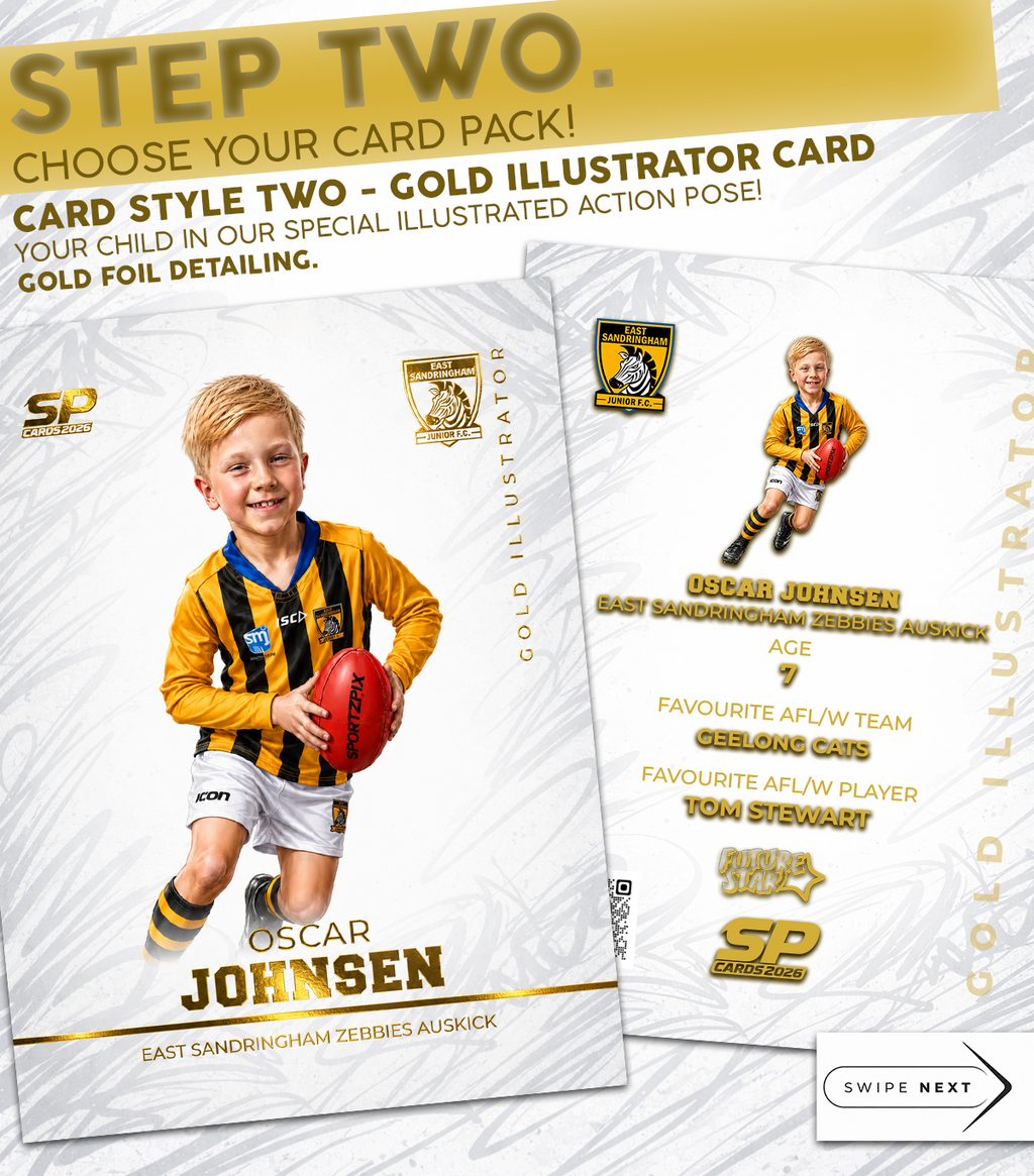 East Sandringham Zebbies Card Packs 2026