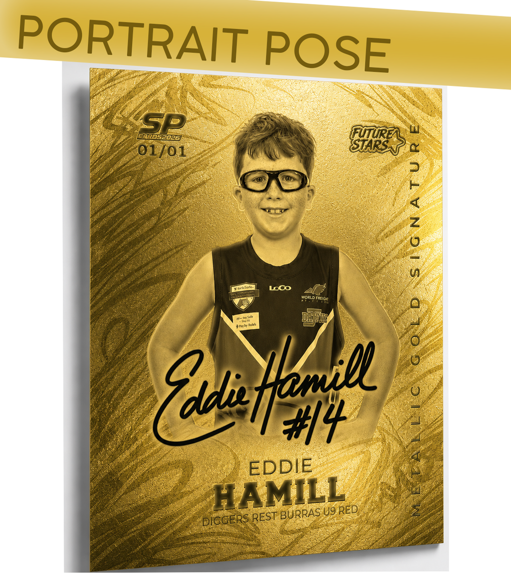 METALLIC GOLD REDEMPTION CARD